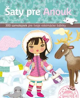Nalepovačky, vystrihovačky, skladačky Šaty pre ANOUK – Kniha samolepiek