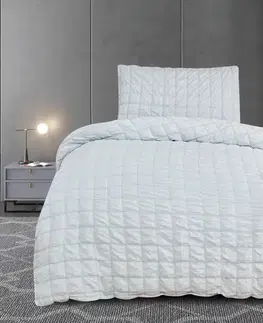 Obliečky Krepové obliečky polycotton Neapol sivé 200x140cm+90x70cm TiaHome