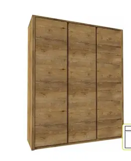 Montana Šatníková skriňa trojdverová MONTANA S3D Tempo Kondela
