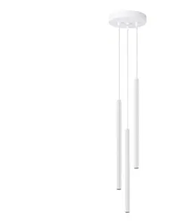 Svietidlá  SL.1340 - Luster na lanku ARCHE 3xG9/8W/230V biela SL.1340