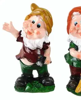 Záhradné dekorácie MAKRO - Trpaslík 29cm rôzne druhy