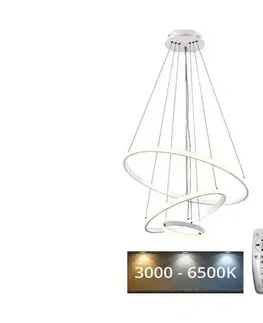 Svietidlá  LED Stmievateľný luster na lanku LED/90W/230V 3000-6500K + DO J4301/W