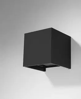Moderné lampy do obývačky Nástenná lampa Filadelfia BLACK LED
