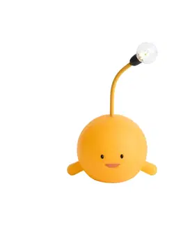 Stolné lampy Moderná stolná lampa žltá vrátane LED nabíjateľná - Bulby