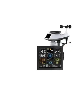 Meteostanice, teplomery a vlhkomery  TE93WiFi - Profesionálna meteostanica s LCD displejom 5V/2xAA + 3xAAA Wi-Fi TE93WiFi