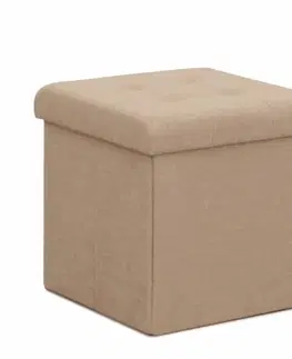 Taburetky KONDELA Falon taburetka béžová