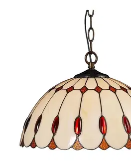 Svietidlá Prezent   - Luster na reťazi TIFFANY 2xE27/60W/230V 