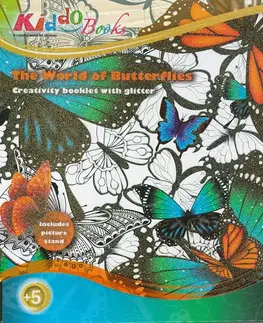 V cudzom jazyku Kiddo - The World of Butterflies with Glitter