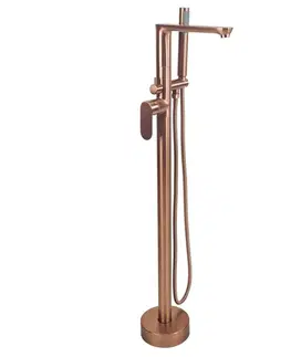 Kúpeľňové batérie REA - Voľne stojaca batéria Logan Brush Copper REA-B2220