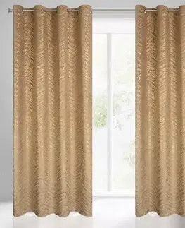 Závesy do spálne Záves SARA 140x250 na priechodkách 387350 EUROFIRANY