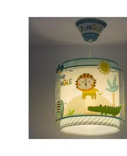 Svietidlá Dalber D-76112 - Detský luster MY LITTLE JUNGLE 1xE27/15W/230V 76112M