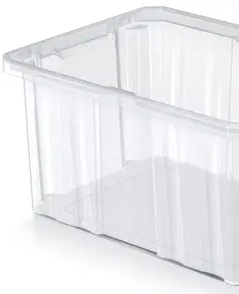 Úložné boxy NABBI NCC16 plastový úložný box 16 l priehľadná
