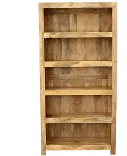 Knižnice Knižnica Hina 90x180x35 z mangového dreva