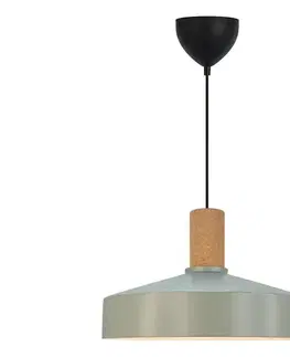 Svietidlá Nordlux - Luster na lanku ELVAS 1xE27/60W/230V pr. 37,5 cm zelená 2512033023