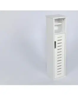 Nábytok do kúpeľne Skrinka na toaletný papier biela