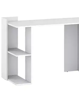 Moderné kancelárske stoly Písací stôl Stil 1 biely