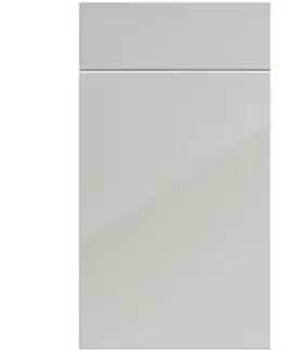 Dvierka a čelá zásuviek pre kuchynske skrinky Kuchynská predná časť D40s1(L/P) L9 K900 Bianco Hg Griii