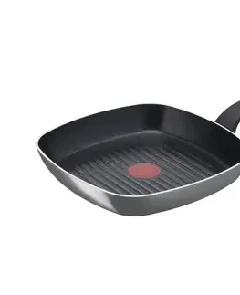Panvice a hrnce Tefal - Grilovacia panvica EASY PLUS 26x26 cm B5694053
