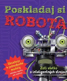 Nalepovačky, vystrihovačky, skladačky Poskladaj si robota
