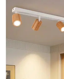 Svietidlá BRILAGI - Bodové svietidlo MODERN WOOD 4xGU10/8W/230V drevo/biela BRI387