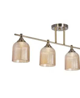 Svietidlá  Luster na tyči 4xE14/60W/230V mosadz W-N6215/4