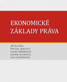 Učebnice - ostatné Ekonomické základy práva - Kolektív autorov