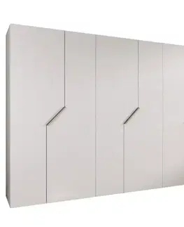 Šatníkové skrine Skriňa Andrew 1-300 biela/kašmír