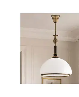 Svietidlá BRILAGI - Luster na tyči TAURUS 1xE27/15W/230V pr. 40 cm bronz 2158