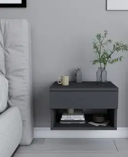 Nočné stolíky Nočný stolík Jamot - Anthracite