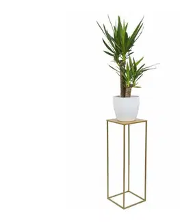 Stojany na kvetiny HowHomely Stojan na kvety 70x24 cm zlatá 10-1363/70/-zloty