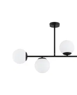 Svietidlá  Luster na tyči GLORIS 4xE14/10W/230V čierny 63432