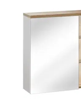 Skrinky do kúpeľne ArtCom Zrkadlová skrinka BAHAMA White 841 | 80 cm