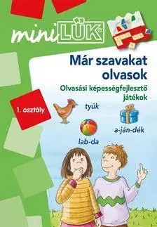 Príprava do školy, pracovné zošity Már szavakat olvasok - LDI248 - Olvasási képességfejlesztő játékok - miniLÜK