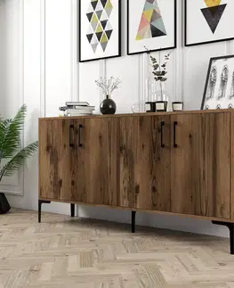 Komody Konzolový stolík Kiev 160 - Walnut