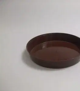 Kvetináče a truhlíky Kinekus Miska pod kvetináč plastová, priemer 16cm hnedá K33