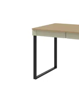 Nábytok Meblar  Písací stolík LUCA LC11 | eukalyptus/dub baltic