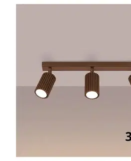 Svietidlá BRILAGI - LED Bodové svietidlo CRESTO 3xGU10/10W/230V hnedé BR.1962