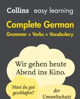 Učebnice a príručky Easy Learning German Complete Grammar, Verbs and Vocabulary (3 books in 1)