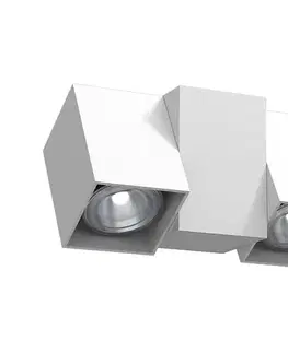 Svietidlá - Brosline 2295 - Nástenné bodové svietidlo CUBE 2xGU10/10W/230V biela 2295