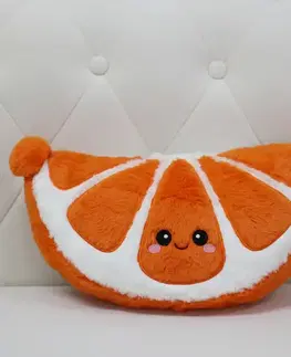 Dekoračné vankúše Vankúš Pomaranč 37x20 cm oranžový