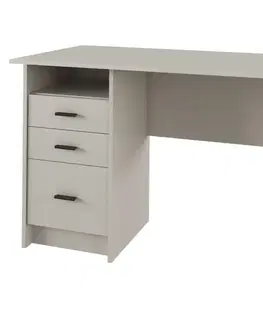 Písacie a pracovné stoly KONDELA Samson New pc stolík kašmír