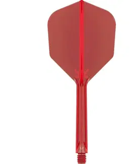 Násadky na šípky Target K-Flex No6 Short 3ks červená