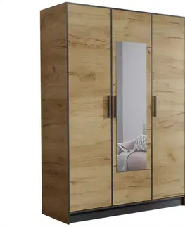 Skrine do izieb Skriňa Roj 3D 157 craft zlatý