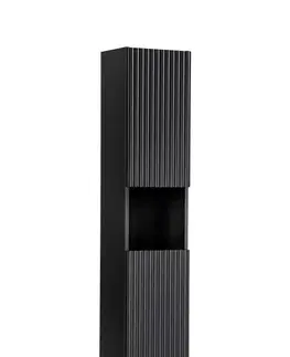 Skrinky do kúpeľne ArtCom Vysoká skrinka do kúpeľne NOVA Black 80-03-2D