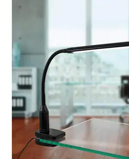 Lampy Eglo 96437 - LED Lampa s klipom LAROA LED/4,5W/230V čierna 96437