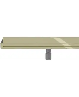 Sprchovacie kúty MEXEN - Flat Wall žľab k stene 2v1 60 cm zlatý 1530060