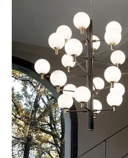 Svietidlá Ideal Lux - LED Luster na lanku COPERNICO 20xG9/3W/230V pr. 86 cm čierna 197333