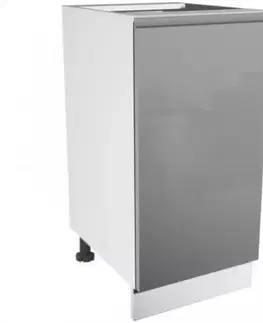 Kuchynské skrinky stojace Skrinka do kuchyne Gardena D40 P pravá grey