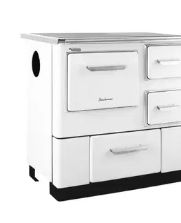 Sporáky Kinekus SPORÁK ELEGANT 3/SD3 biely, bočný vývod - ľavý