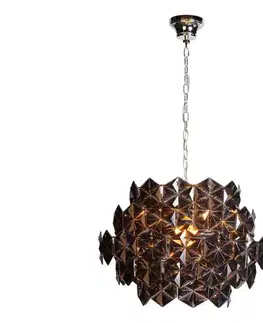 Svietidlá ByRydens 4202350-6513 - Luster na reťazi MONARQUE MINI 3xE14/8W/230V čierny 4202350-6513